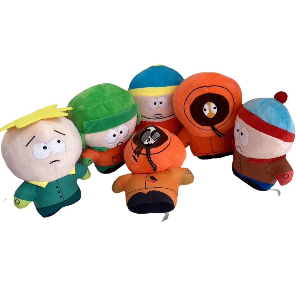 New 18cm Southpark Plush Toys Cartoon Doll Kyle Broflovski Eric cartman Park Band Plush Grab Doll 4 - South Park Plush
