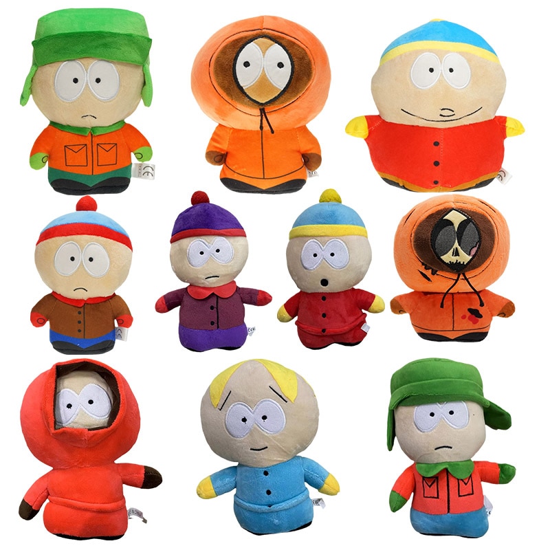 New 20cm South Park Plush Toys cartoon Plush Doll Stan Kyle Kenny Cartman Plush Pillow Peluche - South Park Plush