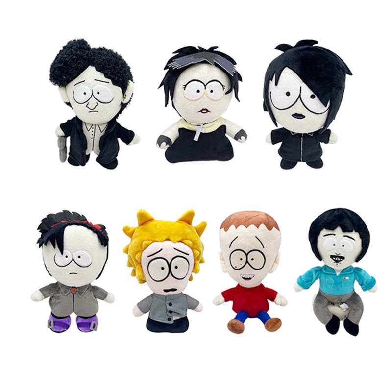 New Cute Southed Parked Goth Plush Doll Gothic Style Halloween Kids Christmas Gifts Novelty Funny Children 1 - South Park Plush
