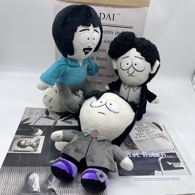 New Cute Southed Parked Goth Plush Doll Gothic Style Halloween Kids Christmas Gifts Novelty Funny Children 5 - South Park Plush