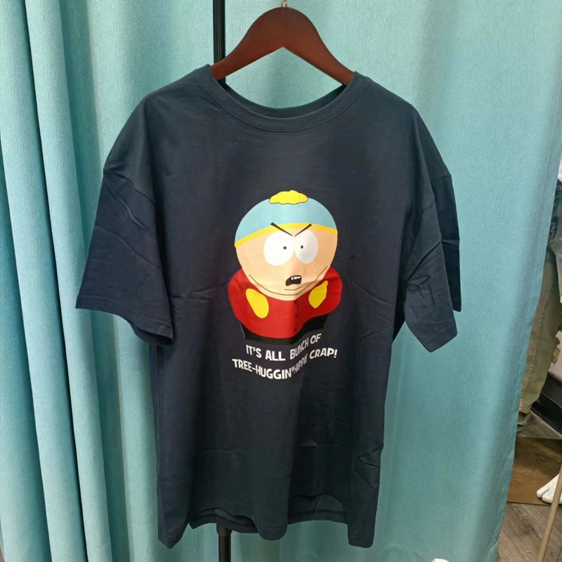 S South Park T Shirt Men Women High Quality Cotton Short Sleeve Print T shirts - South Park Plush