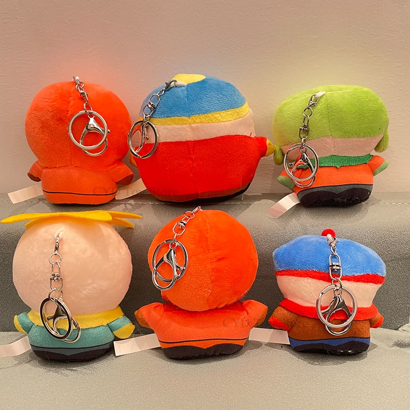 South North Park Keychain Plush Toys Soft Cotton Stuffed Plush Doll Toy Fluffy Ornaments Gift Anime 10 - South Park Plush