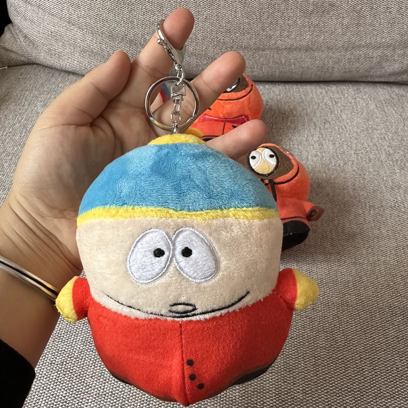 South North Park Keychain Plush Toys Soft Cotton Stuffed Plush Doll Toy Fluffy Ornaments Gift Anime 2 - South Park Plush