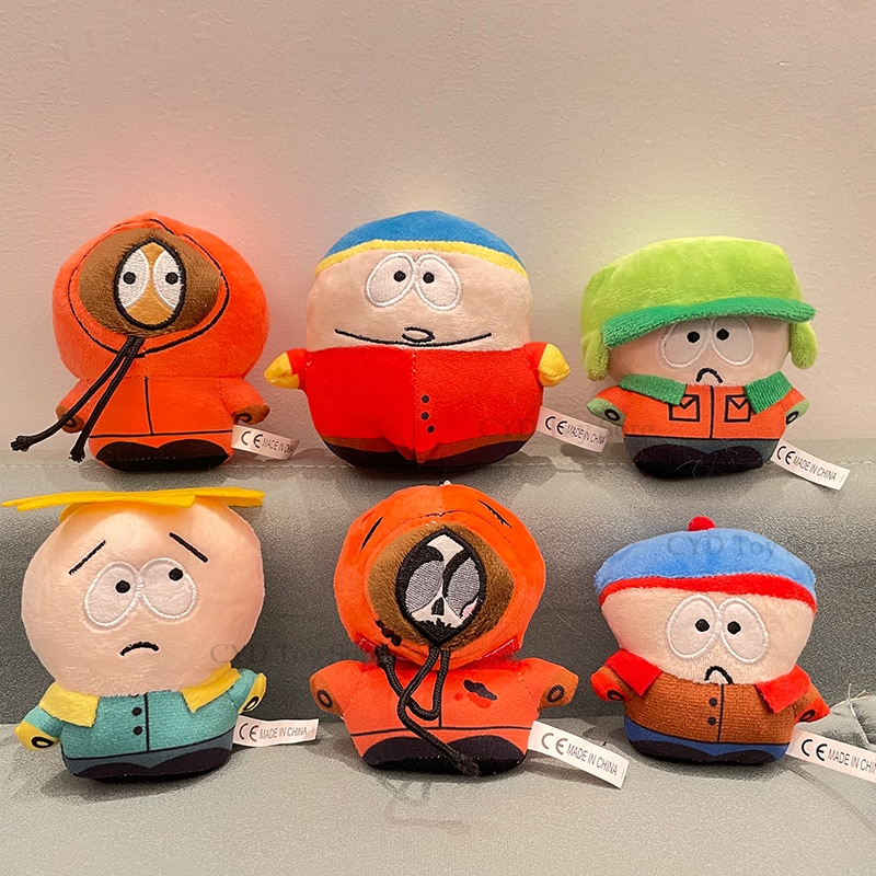 South North Park Keychain Plush Toys Soft Cotton Stuffed Plush Doll Toy Fluffy Ornaments Gift Anime 9 - South Park Plush