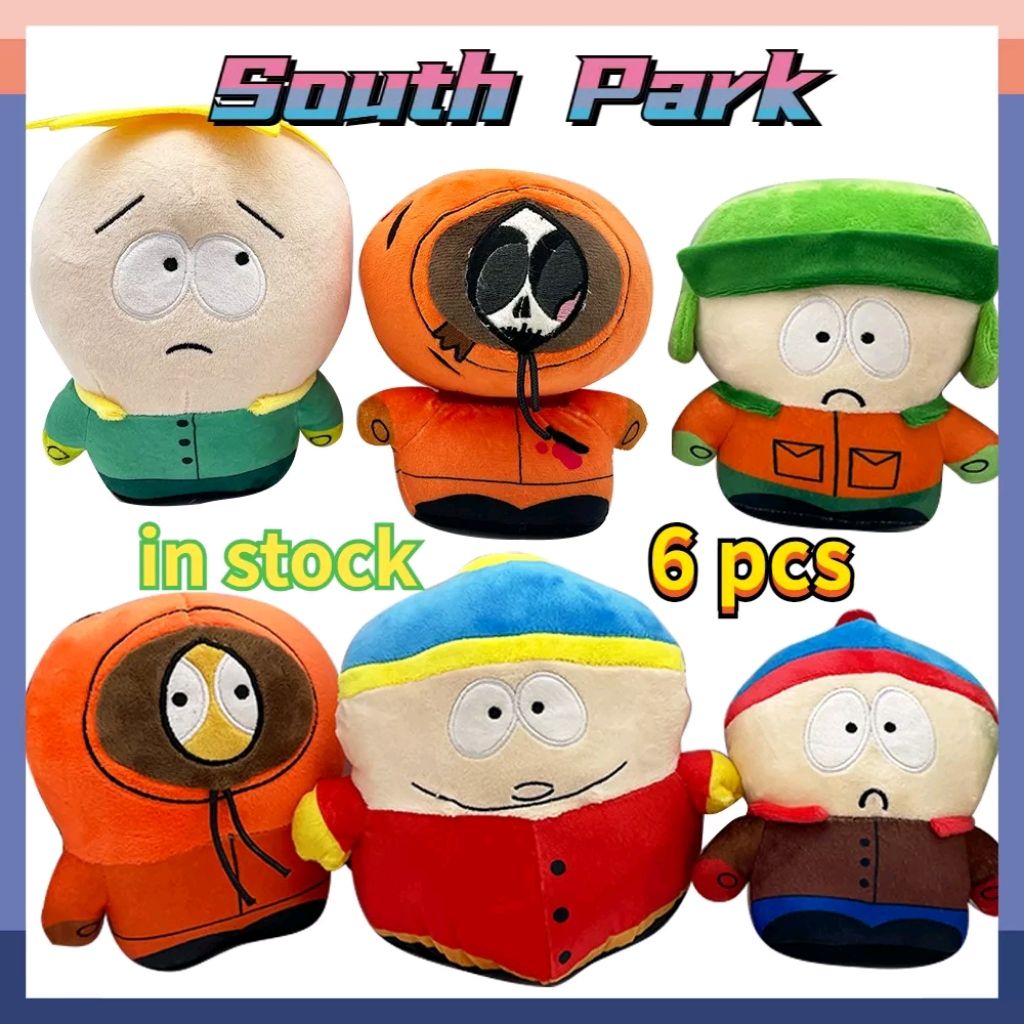 South North Plush Toys Park For Kids Stan Kyle Kenny Cartman peluche Pillow Toy Southern Plush 1 - South Park Plush