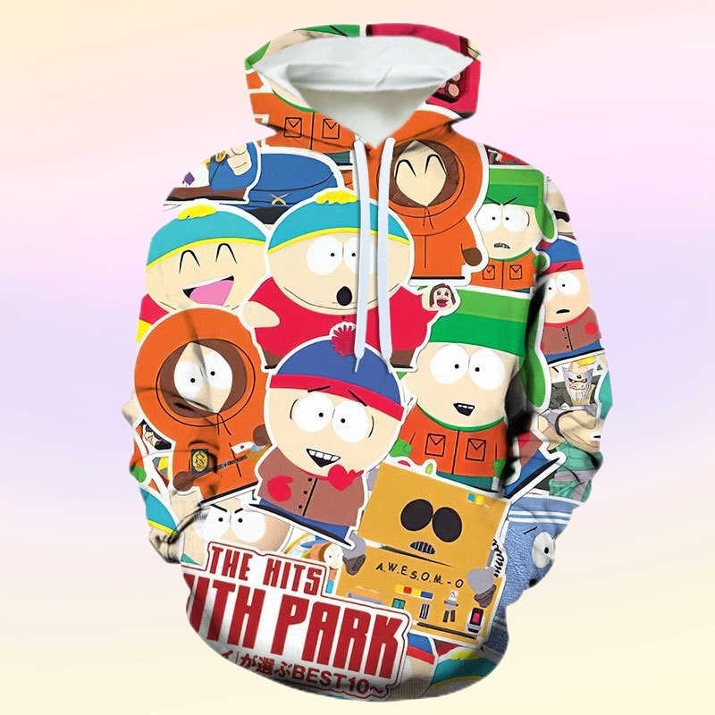 Trendy Unisex Anime S South Park Cool 3D Printed Hoodies Casual 6XL Sweatshirts Long Sleeve Pullover 1 - South Park Plush