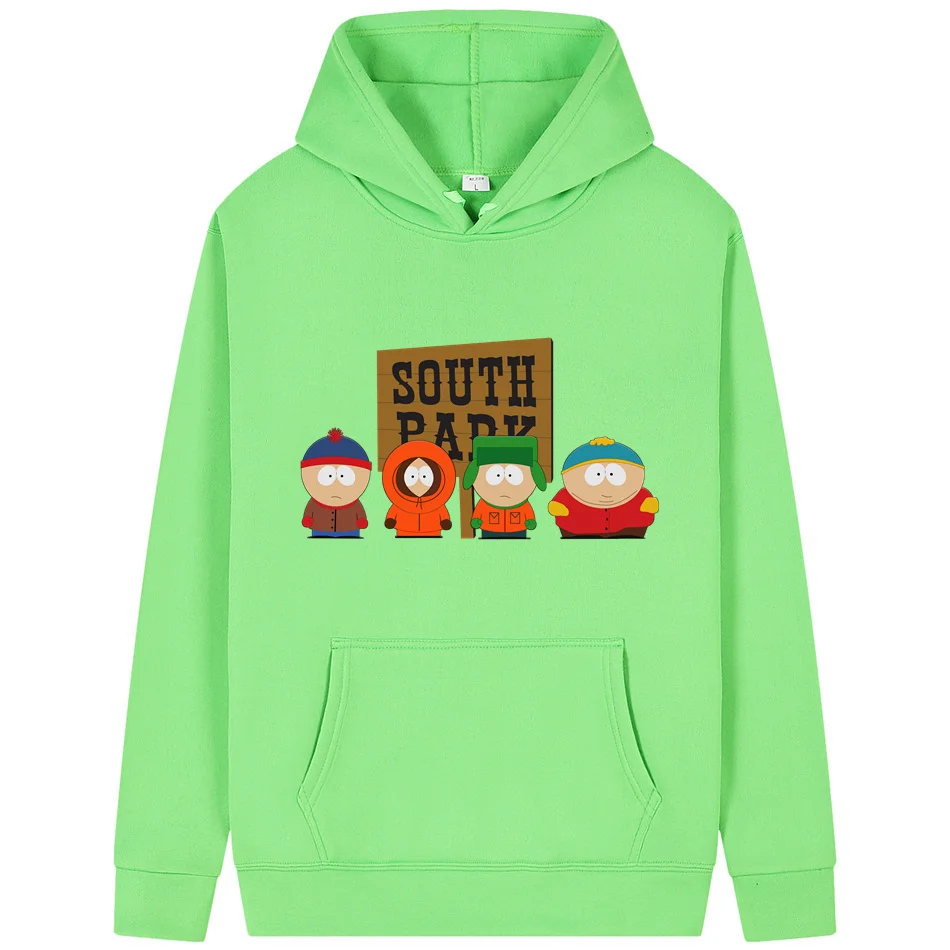 2023 Winter Autumn Men Fashion 18 Color Hoodies Cute Kawaii Anime S Southes Park Cartoon Print - South Park Plush