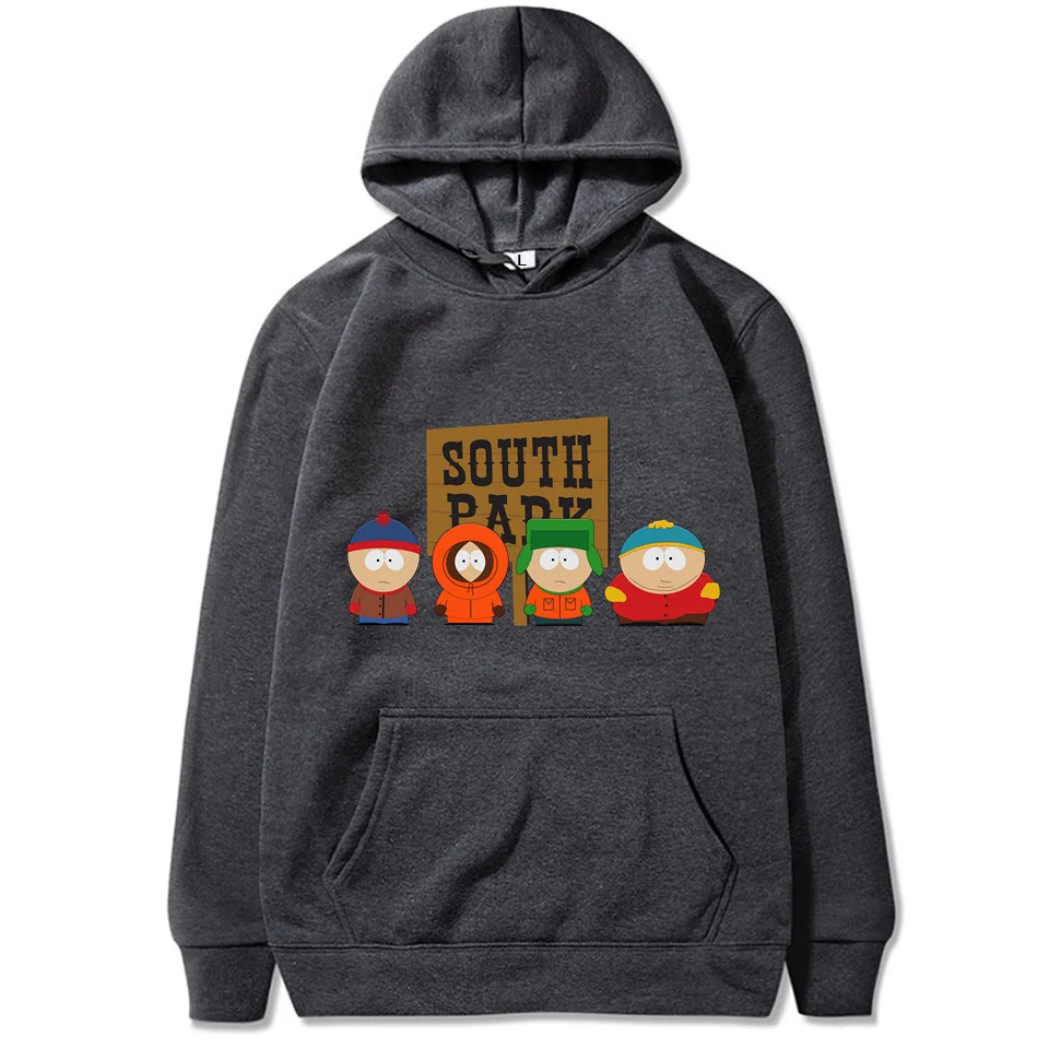 Anime S Southes Park Men 12 Color Warm Hoodie 2023 Spring Autumn Male Hooded Sweatshirt Fashion 1 - South Park Plush