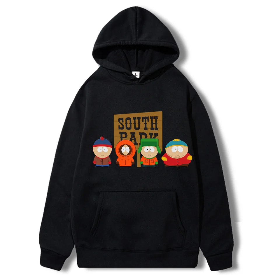 Anime S Southes Park Men 12 Color Warm Hoodie 2023 Spring Autumn Male Hooded Sweatshirt Fashion 2 - South Park Plush