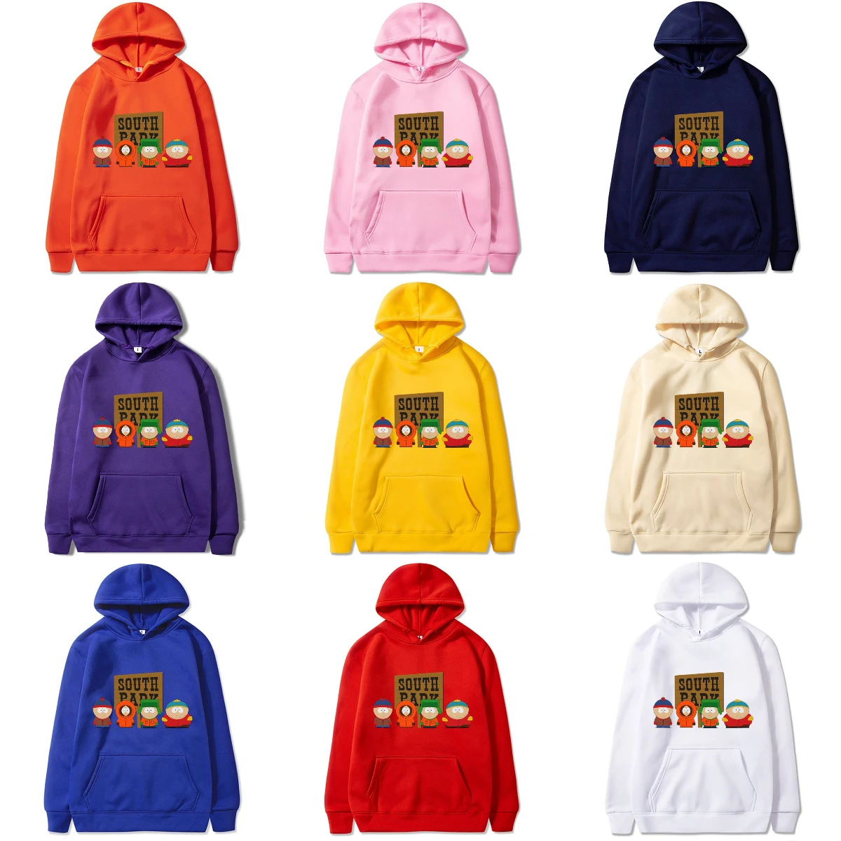 Anime S Southes Park Men 12 Color Warm Hoodie 2023 Spring Autumn Male Hooded Sweatshirt Fashion 4 - South Park Plush