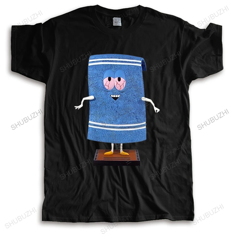Fashion brand t shirt mens loose short sleeve Southpark Towelie Funny Cotton T shirt Men O - South Park Plush