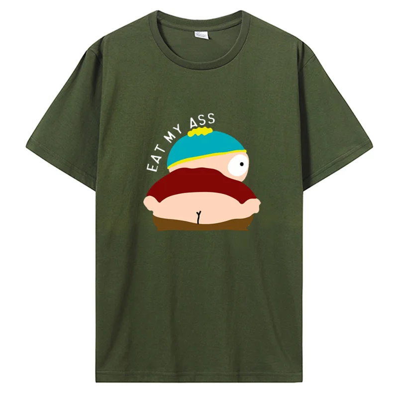 Funny Cartoon Eat My Ass cotton T shirt S South Park Anime Men Summer Vintage Humor 2 - South Park Plush