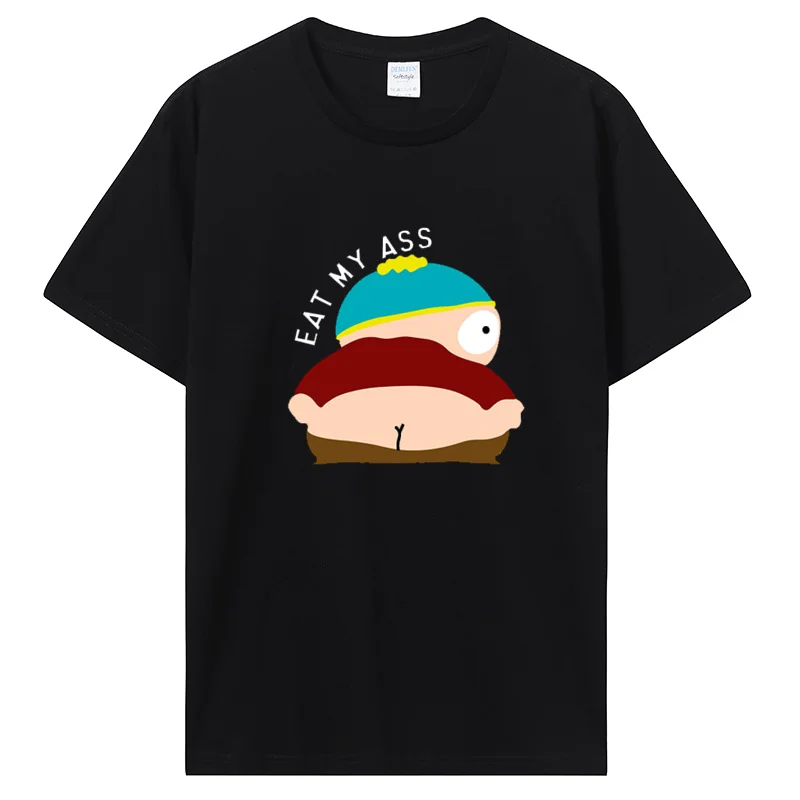 Funny Cartoon Eat My Ass cotton T shirt S South Park Anime Men Summer Vintage Humor - South Park Plush