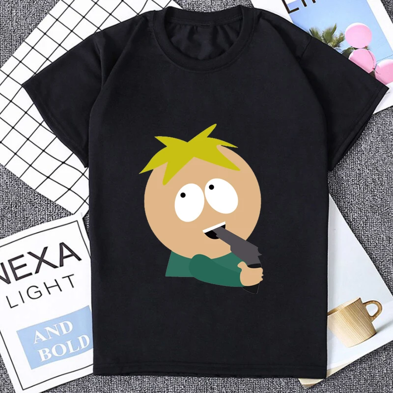 Hot Sale South Park Butters Printed Cartoon Figure T shirt Hip Hop Streetwear Comfortable Breathable Man 3 - South Park Plush
