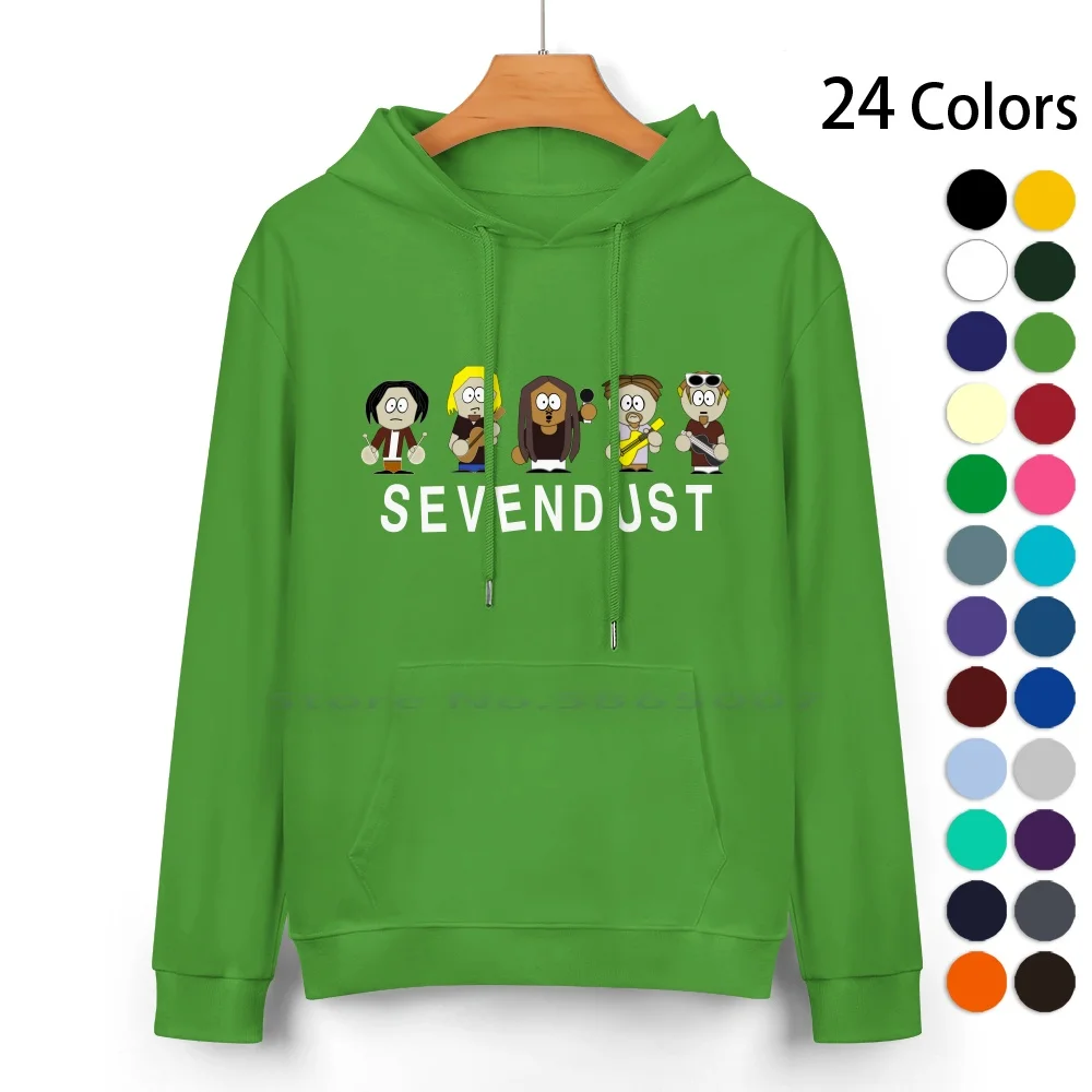 Sevendust Pure Cotton Hoodie Sweater 24 Colors South Seven Park Dust End 100 Cotton Hooded Sweatshirt - South Park Plush