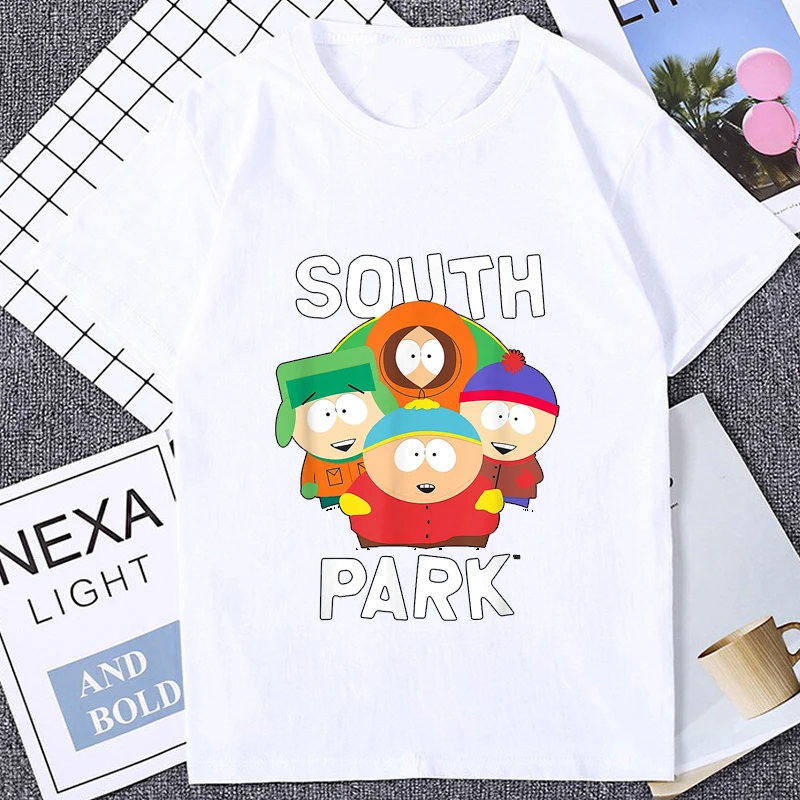 South Park Vintage Man Tshirt Hot Sale Casual Fashion Loose Women Clothing 90s Anime Acg Fans 1 - South Park Plush