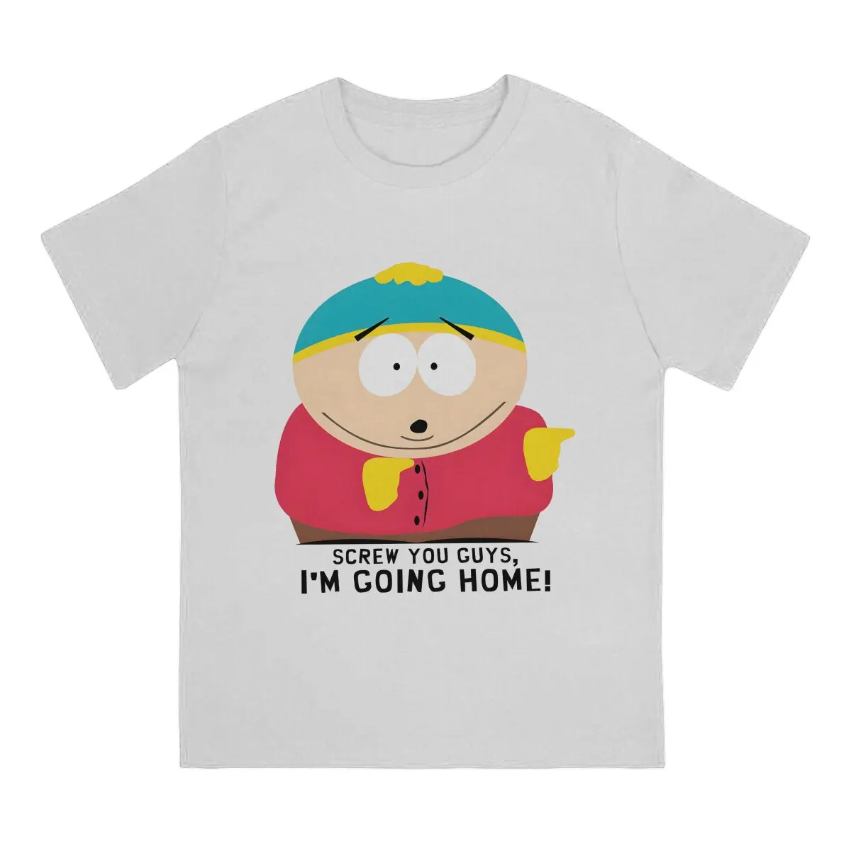 Southpark Im Going Home Tshirt Graphic Men Tops Vintage Fashion Summer Polyester Short Sleeve Harajuku T 1 - South Park Plush